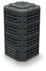 Compostor de gradina 1250 L negru Compogreen Vario 