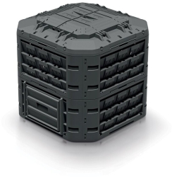 Compostor de gradina 650 L negru Compogreen Vario 