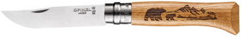 Cutit de buzunar N° 08 inox 8 5cm & Engraved& Animalia Bear - Opinel 