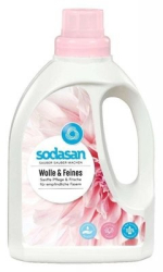 Detergent bio lichid pt. lana matase si rufe delicata 750 ml Sodasan 