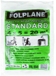 Folie pentru zugravit HDPE 4x5 m 20mp 30 microni