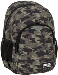 Ghiozdan BackUp 26x34x14 cm Poliester Camuflaj PLB5T33 