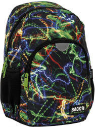 Ghiozdan gradinita 2 comp. neon PLB5T54 Derform 