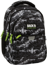 Ghiozdan pentru copii Backup Impermeabil 3 compartimente Dinozaur PLB5P50 39x27x20 cm 