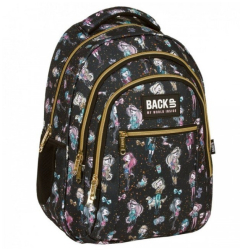 Ghiozdan pentru fetite Backup Impermeabil Fashion cu 3 compartimente PLB6O22 42x30x20cm 
