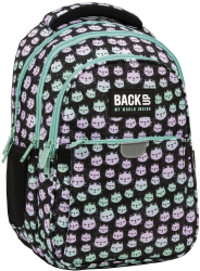 Ghiozdan pentru fetite Backup Impermeabil RainBow Cat 3 compartimente PLB5P06 39x27x20 cm 