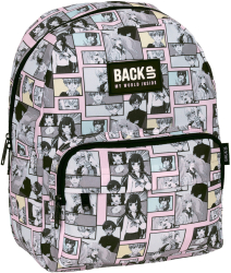 Ghiozdan pentru fetite de gradinita Derform Anime PLB6F02 36x27x16 cm 