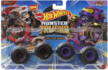 HOT WHEELS MONSTER TRUCK SET 2 MASINI SCRATCH ATTACK SI HOT WEILER SCARA 1 LA 64 