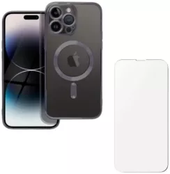 Husa si Folie Protectie pentru iPhone 16 TPU Protectie si pentru Camera MagSafe Anti-Alunecare Anti-Galbenire Transparenta 