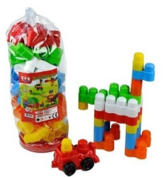 Joc constructie cuburi 54 piese 144 UFI 