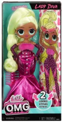 L.O.L. SURPRISE OMG LADY DIVA PAPUSA FASHIONISTA CU ACCESORII