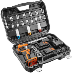 Masina de insurubat cu impact cu 2 acumulatori 2 Ah incarcator 18 V Li-ion accesorii 200 Nm 1/2&   NEO 