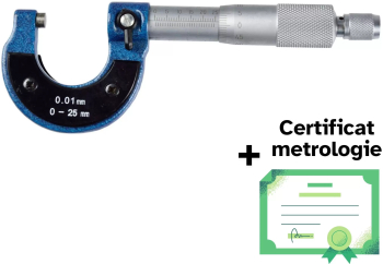 Micrometru 0-25mm cu metrologie 