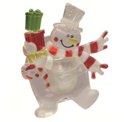 Om de zapada decorativ pentru Craciun jocuri de lumini LED multicolore ventuza pentru fereastra 