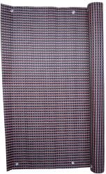 Paravan pentru balcon terasa gard UV 800 g/m2 maro negru   3x0.9  m 
