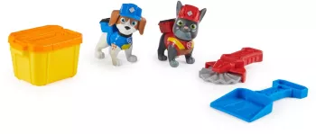 PATRULA CATELUSILOR ECHIPA RUBBLE SET 2 FIGURINE CHARGER SI WHEELER 