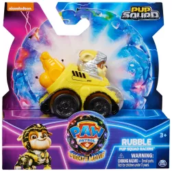 PATRULA CATELUSILOR PUP SQUAD RACERS VEHICUL METALIC RUBBLE SCARA 1 55 
