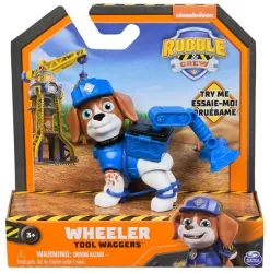 PATRULA CATELUSILOR RUBBLE AND CREW FIGURINA WHEELER 5CM 