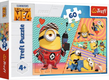 PUZZLE TREFL 4IN1 DESPICABLE ME 4 MINIONII TRAZNITI 