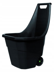 Roaba de gradina plastic negru 55 L Load & GO