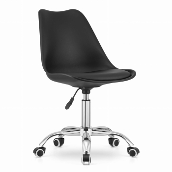 Scaun de birou Artool Alba rotativ PP negru 48x43x91.5 cm