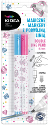 Set 2 Marker Kidea magic cu 2 linii MMPL2KA 