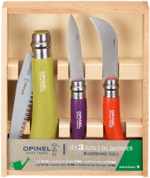 Set 3 cutite de gradinarit inox - Opinel 