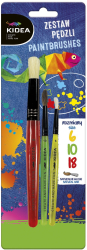 Set 3 Pensule scolare colorate Kidea Z3PKA 