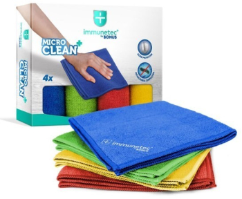 Set 4 lavete microfibra Microclean Immunetec BONUS B785 