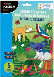 Set creativ de albume metalice Animals Kidea ZKWMBKA 