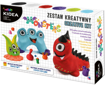 Set creativ Kidea Multicolor Plastelina Monsters GSZPKA 