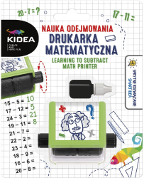 Stampila imprimanta pentru invatarea matematicii NODMKA verde Kidea 