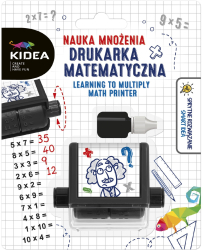 Stampila pentru invatarea inmultirii matematica copii Kidea NMDMKA 15x12x3 cm 