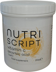 Vitamina C Acid Ascorbic pudra 250gr - Nutriscript