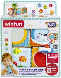 WINFUN SET 4 CUBURI STIVUIBILE DIN MATERIAL TEXTIL 