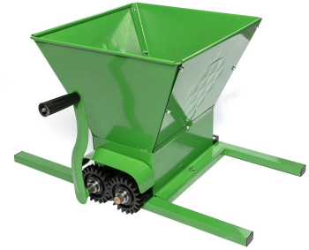 Zdrobitor manual pentru struguri fructe Micul Fermier verde 30 L 350 kg/h