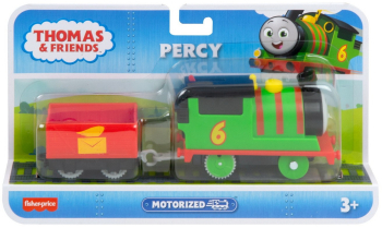 THOMAS LOCOMOTIVA MOTORIZATA PERCY CU VAGON 