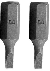 Varfuri biti capat drept set 2 buc S3 25 mm 