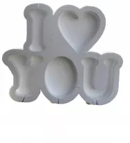 Figurina I love you x 10 cm din polistiren expandat EPS 150 