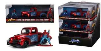 JADA MARVEL SET MASINUTA METALICA FORD PICK UP SCARA 1 32 SI FIGURINA METALICA SPIDER MAN 