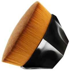 Pensula kabuki plata pentru fond de ten neagra 