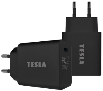 Tesla Power Charger T100 incarcator rapid 20 W PD 3.0/PPS culoare neagra 