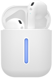 Tesla Sound EB10 Casti Bluetooth fara fir albe 