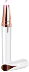 Trimmer facial dama plastic 11 x 2.5 cm alb/auriu 