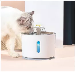 Adapator automat electric pentru caini si pisici model Fountain capacitate 2 4l alimentare 5V 1 5W 