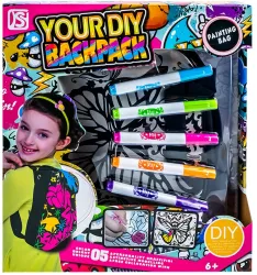 Set creativ Rucsac de colorat + carioci 