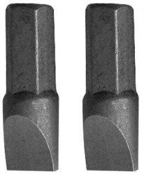 Varfuri biti capat drept set 2 buc S7 25 mm 