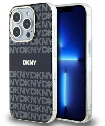 Husa iPhone 15 Pro Max - DKNY IML Mono & Stripe MagSafe DKHMP15XHRHSEK - Black 