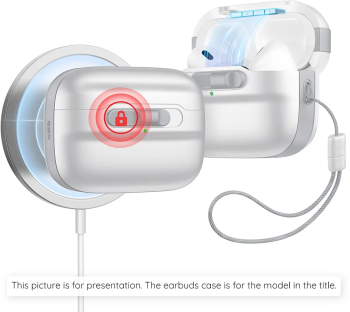 Husa pentru Apple AirPods 4 - ESR Pulse Magnetic HaloLock - White 