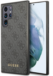 Husa pentru Samsung Galaxy S22 Ultra 5G - Guess Hardcase 4G GUHCS22LG4GFGR - Grey